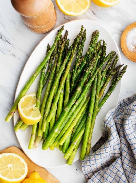 Lemon Dill Air Fryer Asparagus