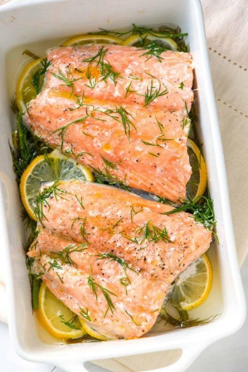 Lemon Dill Baked Salmon
