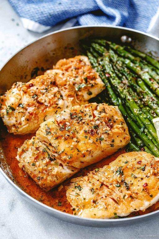 Lemon Garlic Butter Skillet Cod