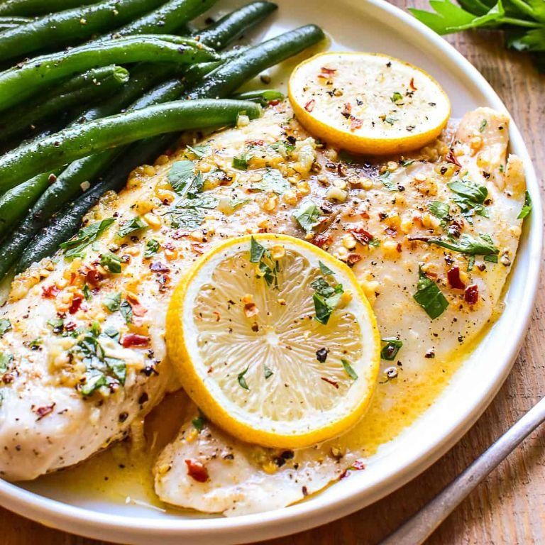 Lemon Garlic Butter Tilapia