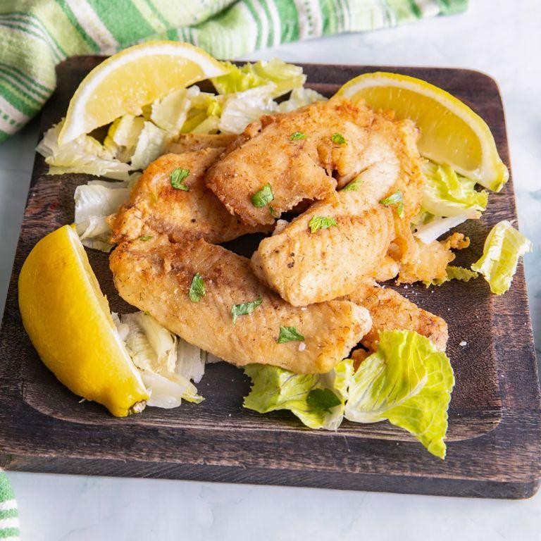 Lemon Garlic Crappie Filets