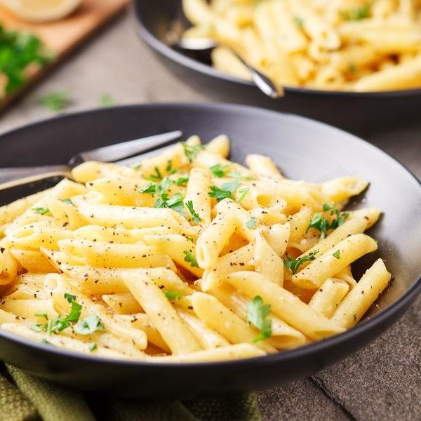 Lemon Garlic Penne Pasta