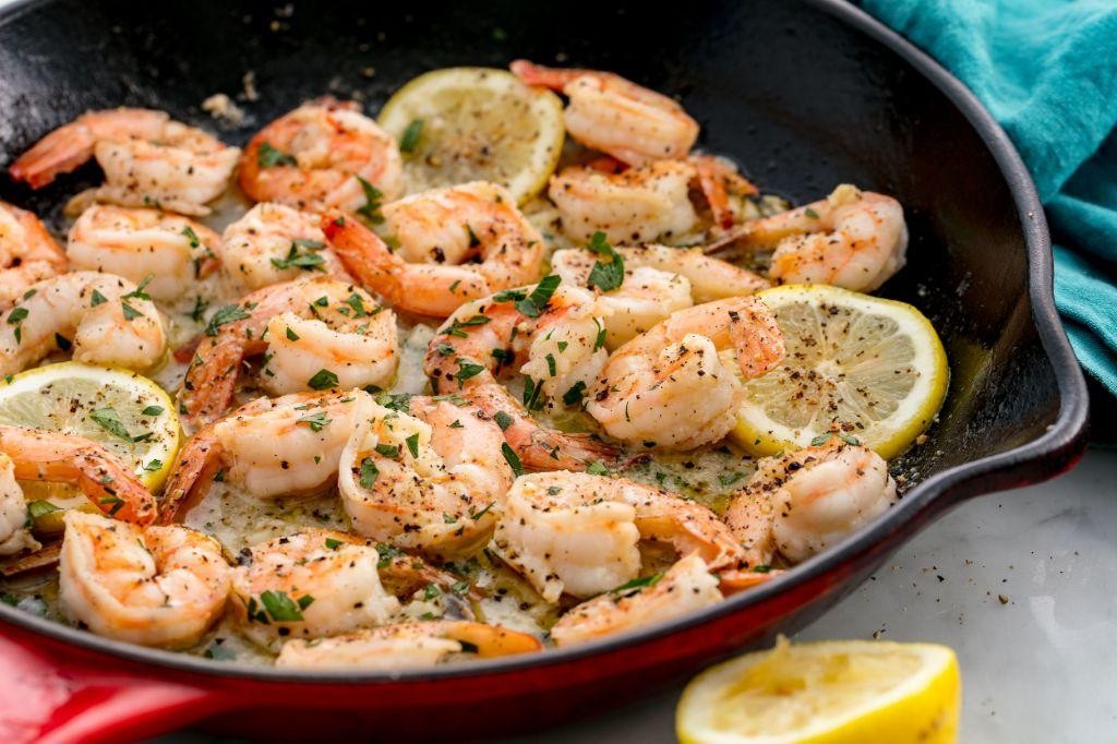 Lemon Garlic Shrimp Radiatore