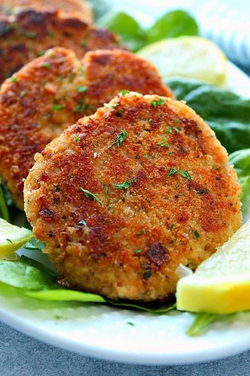 Lemon Garlic Tuna Patties