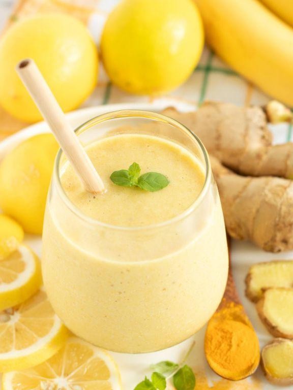 Lemon Ginger Protein Shake