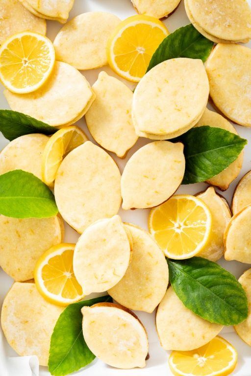 Lemon Glazed Filbert Sables