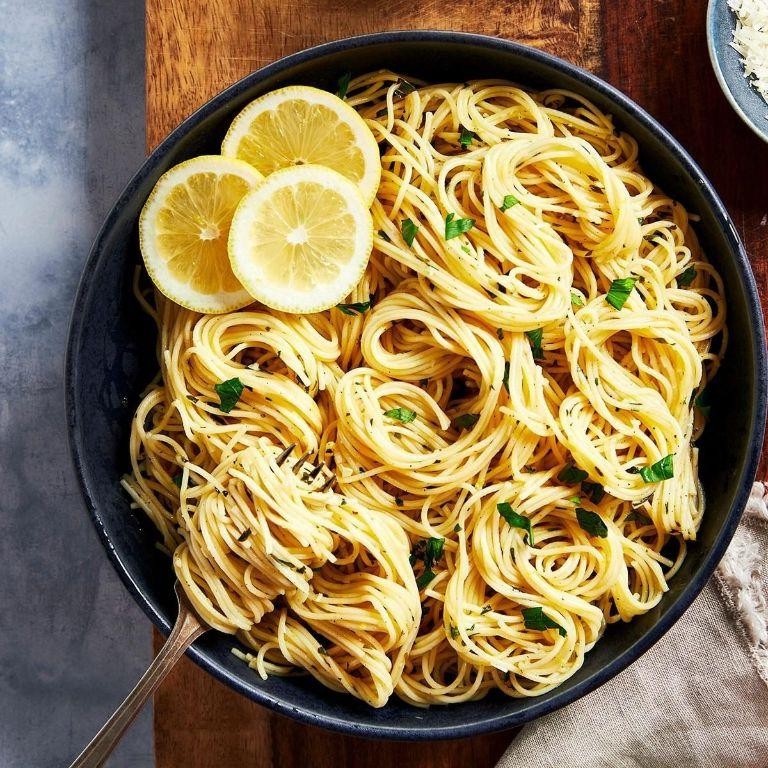 Lemon Herb Angel Hair Pasta