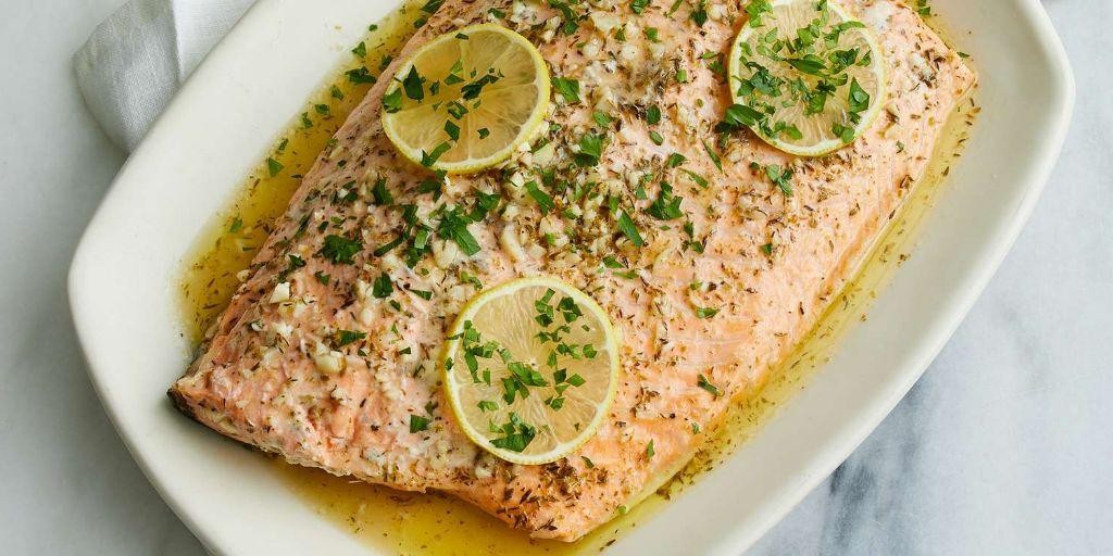 Lemon Herb Baked Salmon in Foil