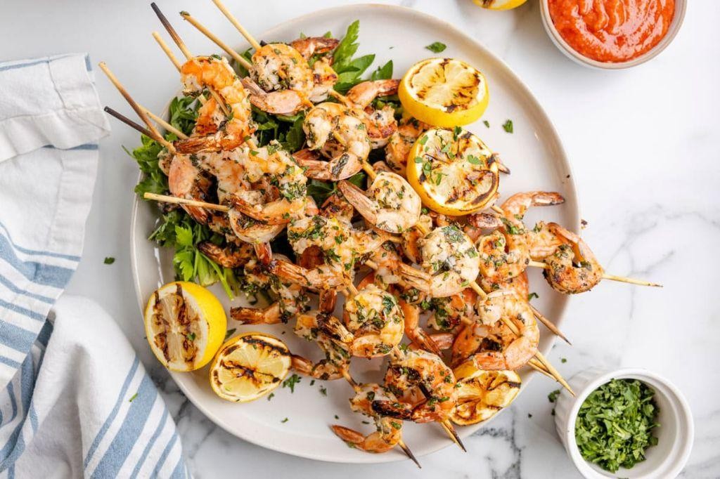 Lemon Herb Broiled Shrimp