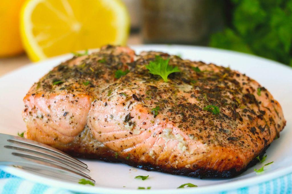 Lemon Herb Cast Iron Salmon