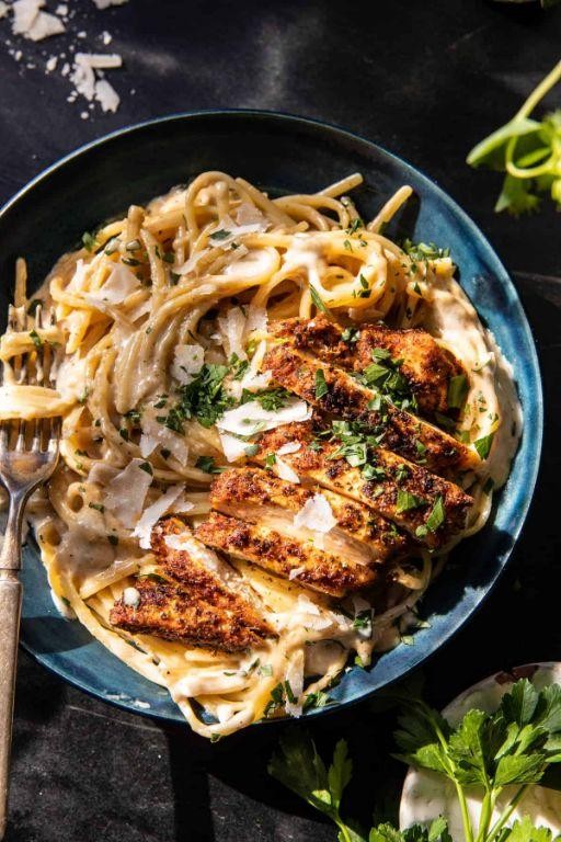 Lemon Herb Chicken Alfredo