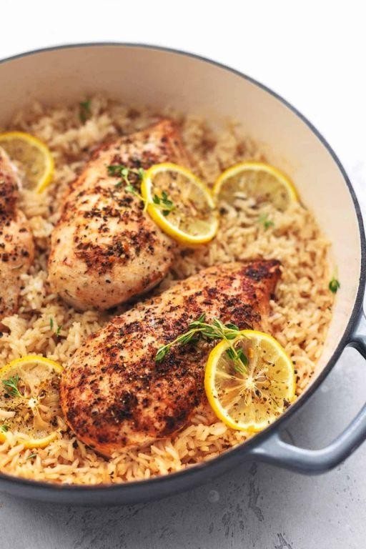 Lemon Herb Chicken in a Pot