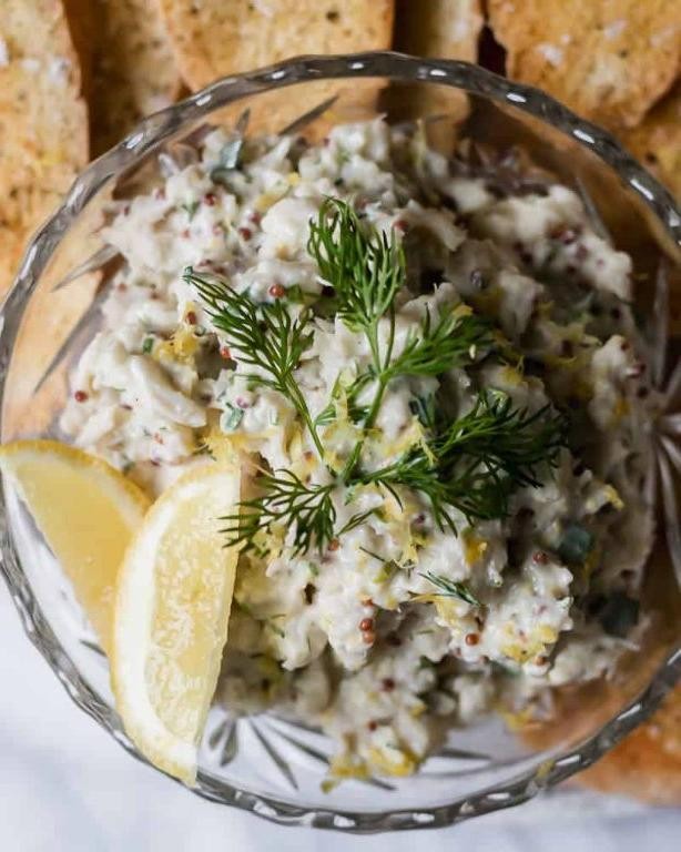 Lemon Herb Crab Dipping Sauce