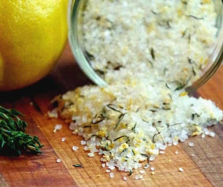 Lemon Herb Flavored Salt
