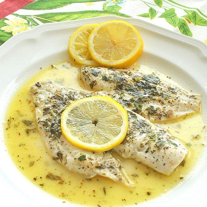 Lemon Herb Frozen Flounder Fillets