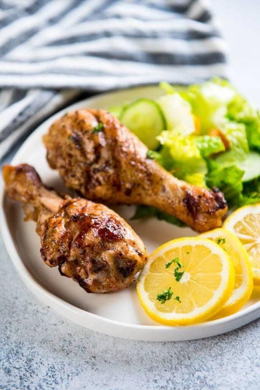 Lemon Herb Grilled Drumsticks