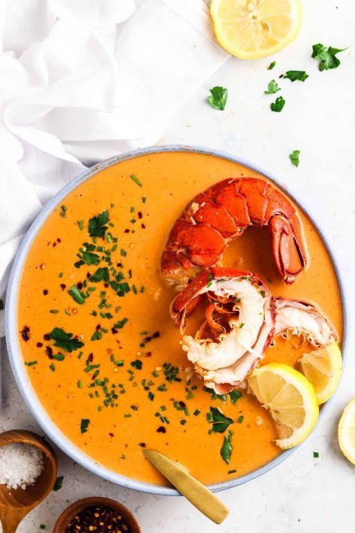 Lemon Herb Lobster Bisque