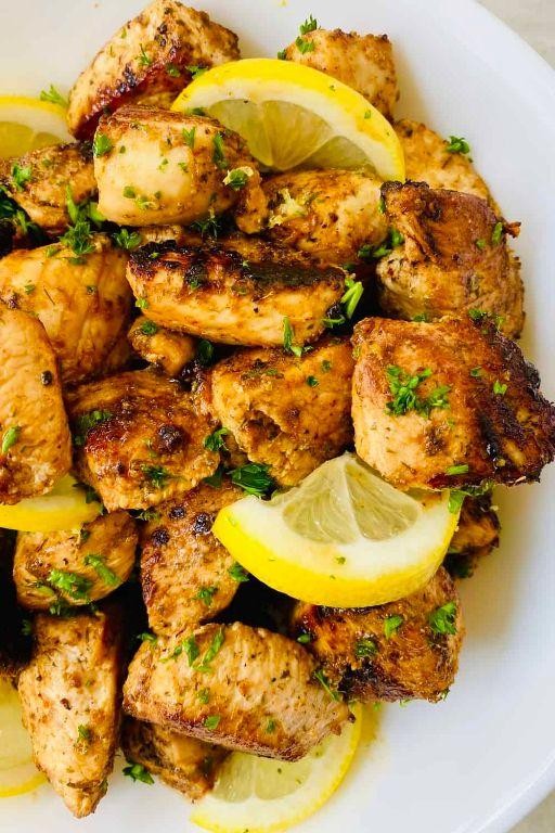 Lemon Herb Marinated Fried Chicken