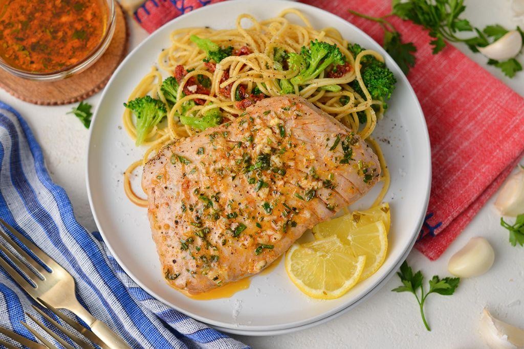 Lemon Herb Marinated Grilled Ahi Tuna