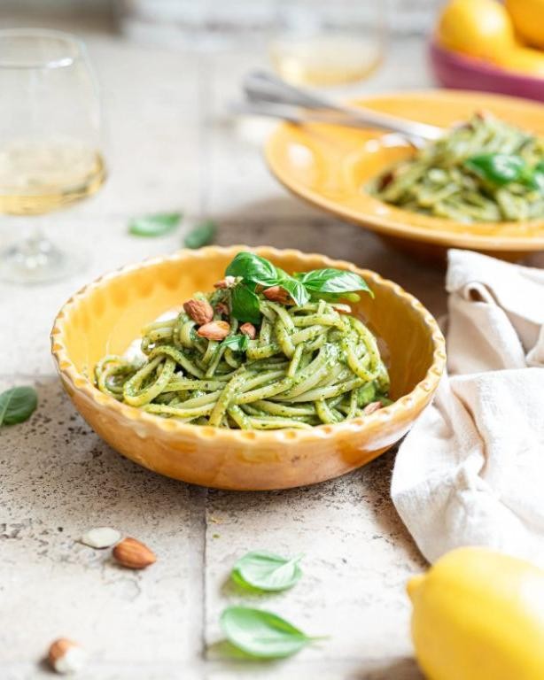 Lemon Herb Pesto with Almonds