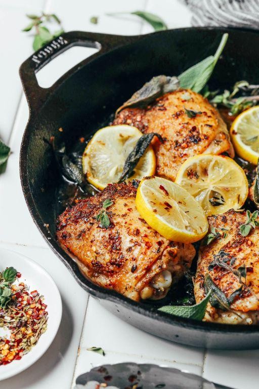 Lemon Herb Roasted Chicken Quarters