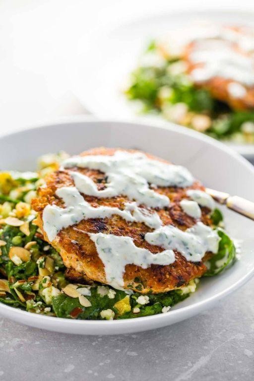Lemon Herb Salmon Patties