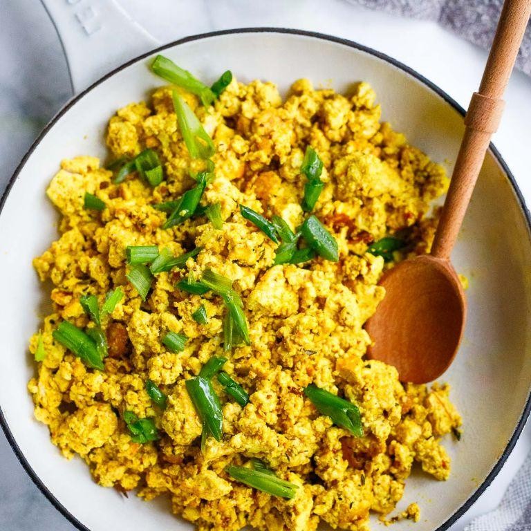 Lemon Herb Scrambled Tofu