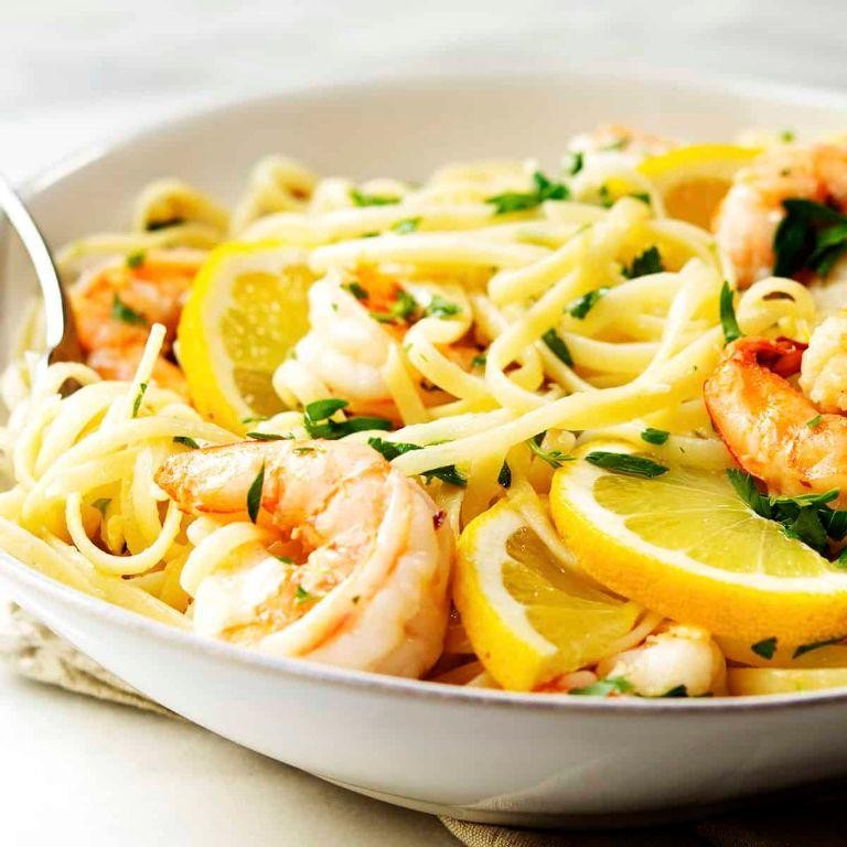 Lemon Herb Shrimp Pasta