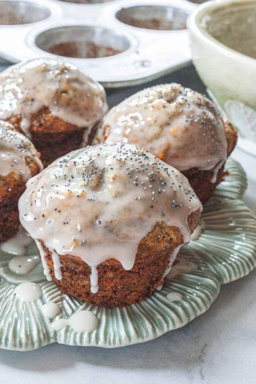 Lemon Poppy Seed Banana Muffins