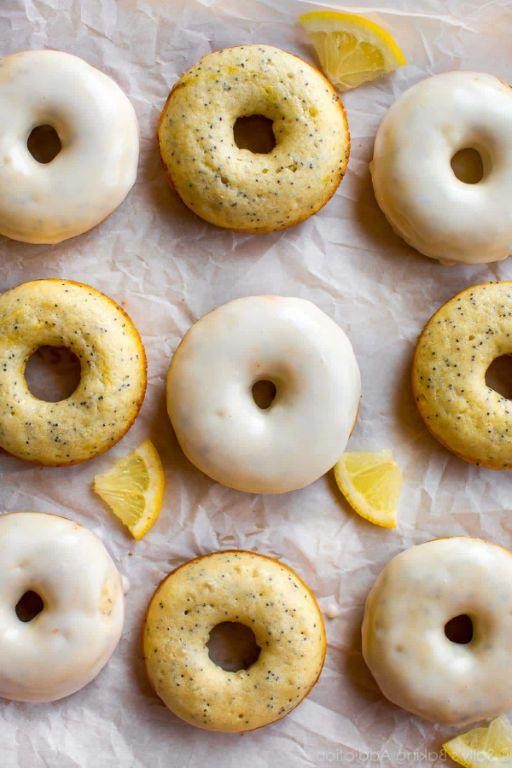 Lemon Poppy Seed Mini Donuts