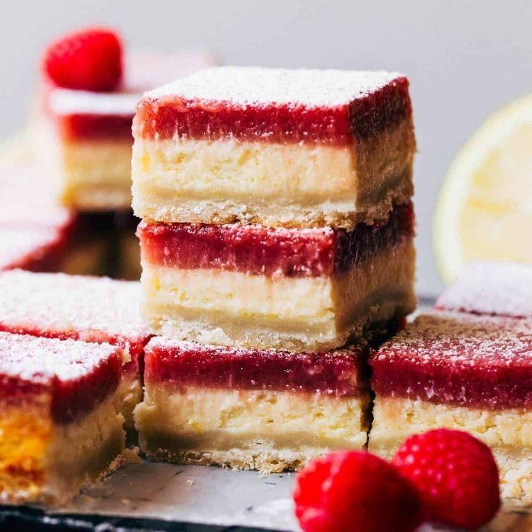 Lemon Raspberry Cream Cheese Bars
