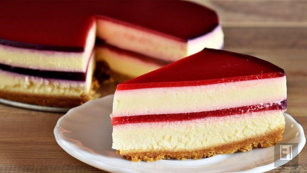 Lemon Raspberry Mousse Cake