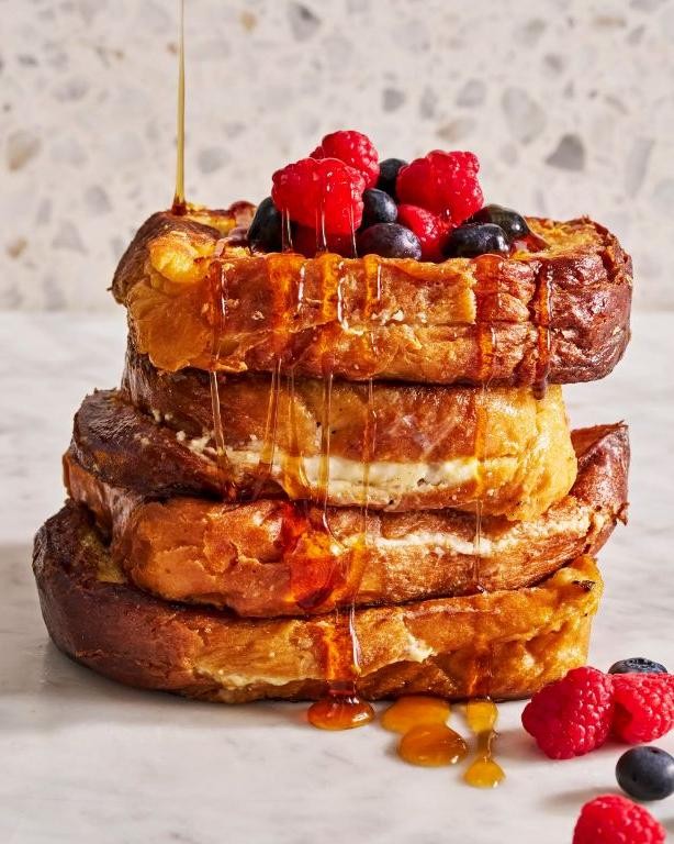 Lemon Ricotta Challah French Toast