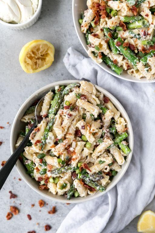 Lemon Ricotta Pasta with Asparagus