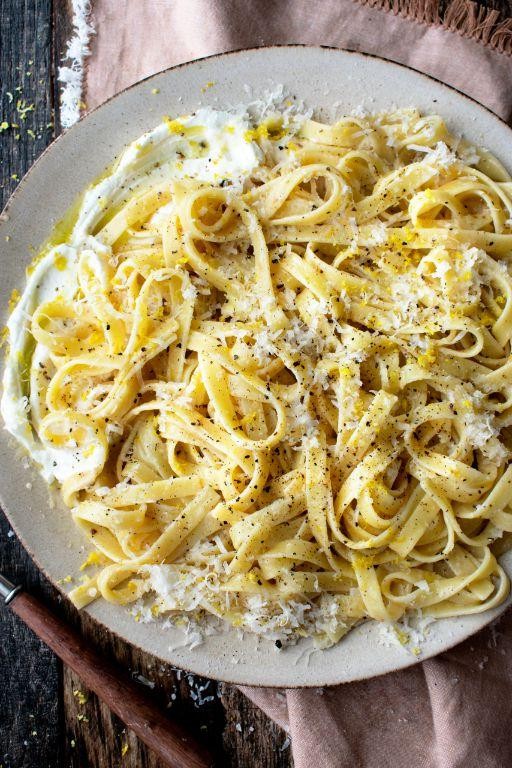 Lemon Ricotta Spaghetti
