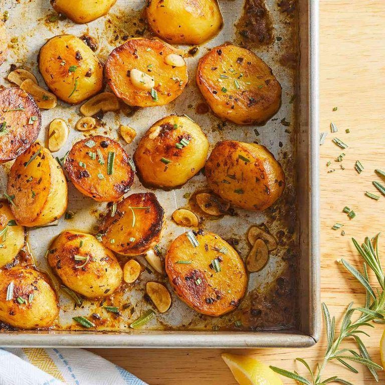 Lemon Rosemary Baby Potato Roast
