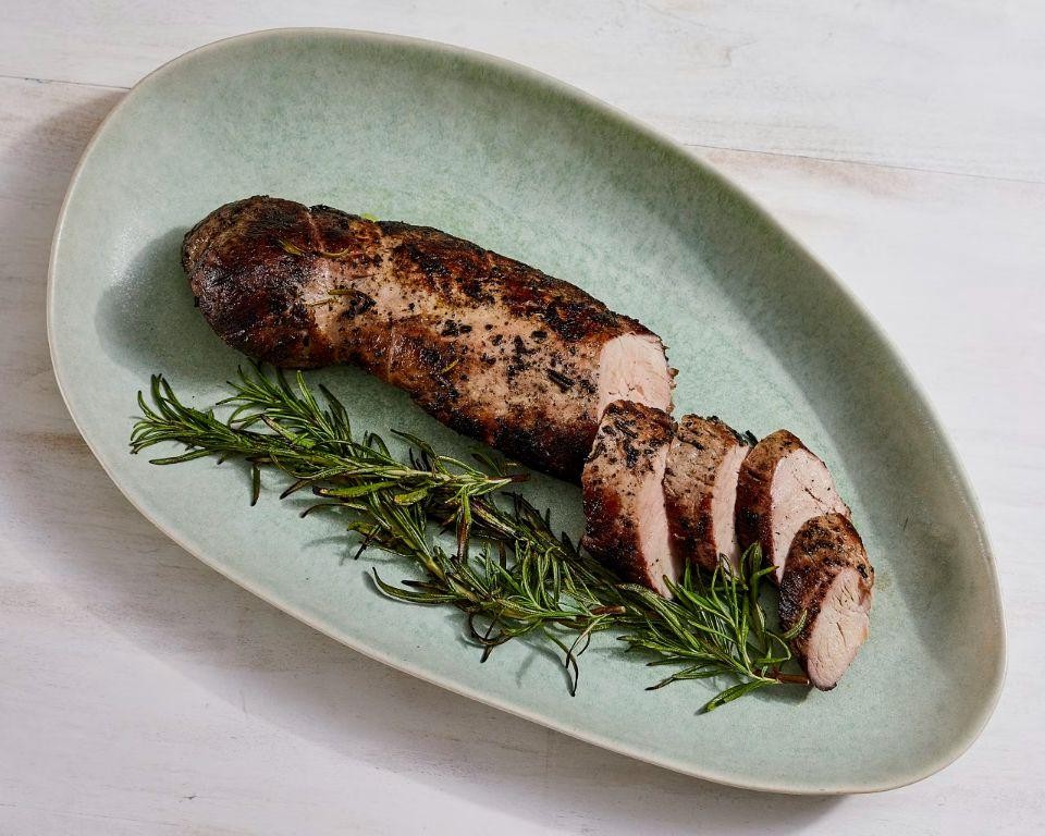 Lemon Rosemary Grilled Pork Loin