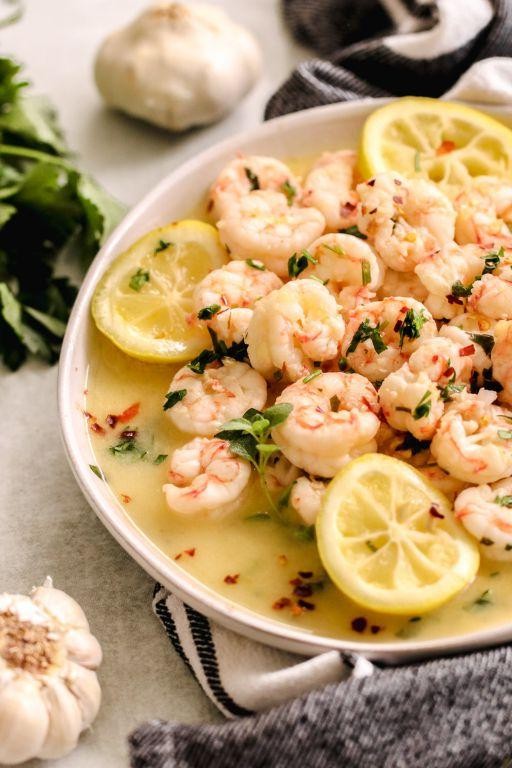 Lemon Shrimp in a Zesty Lemon Sauce