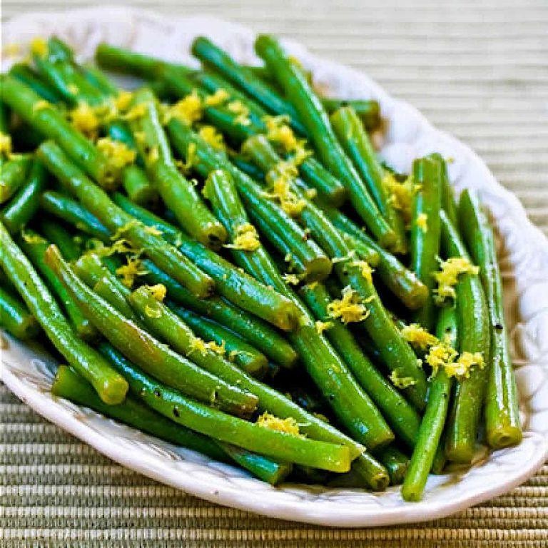 Lemon Zest String Beans