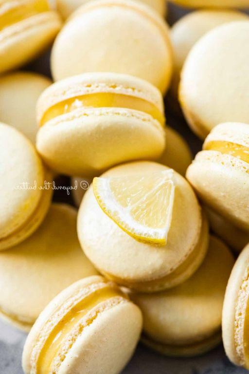 Lemon and Almond Crunch Macarons
