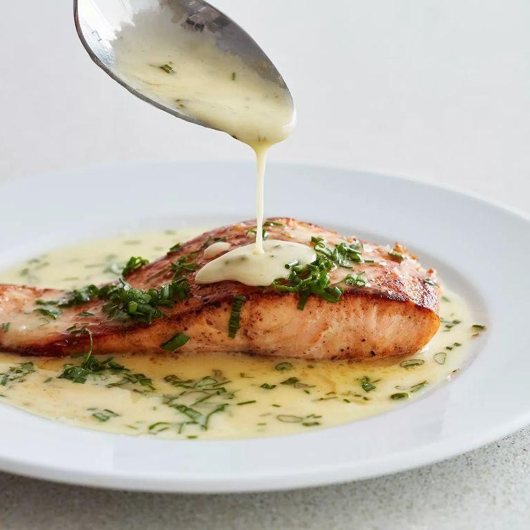 Lemon and Chive Grilled Salmon