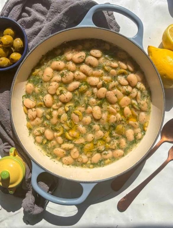 Lemon and Dill Butter Bean Soup