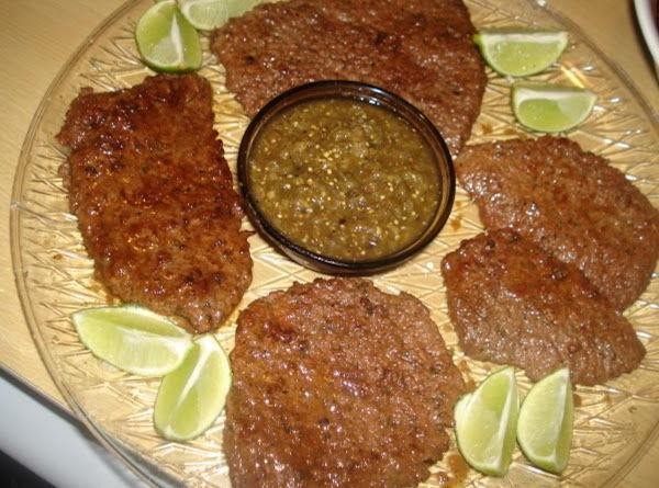 Lemon and Herb Baked Tenderized Round Steak