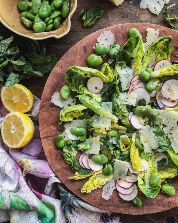 Lemon and Herb Fava Bean Salad