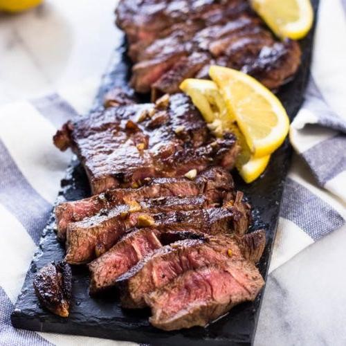 Lemon-Garlic Chuck Steak Stir-Fry