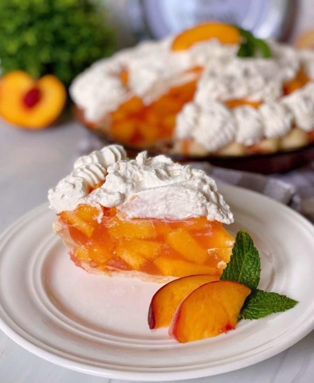 Lemon-Mint Fresh Peach Pie