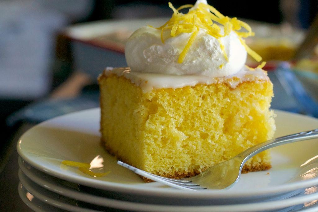 Lemon-Twist Yellow Box Cake