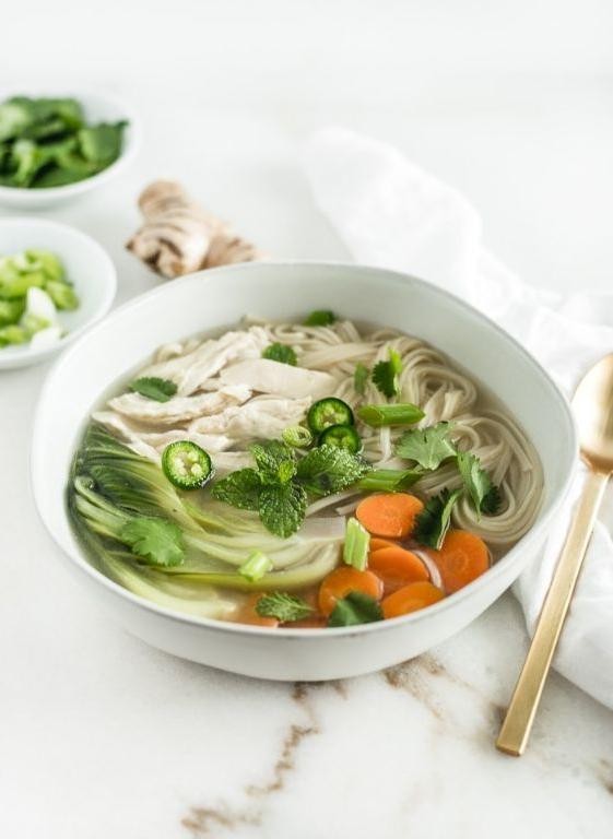 Lemongrass Chicken Ramen Soup