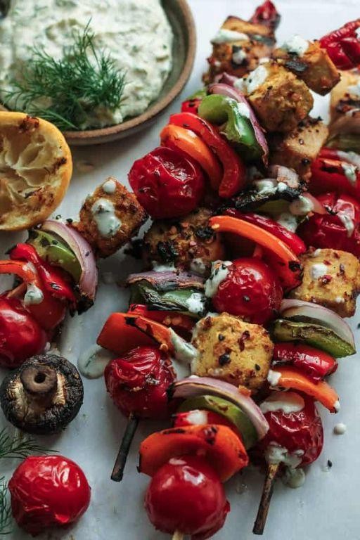 Lemongrass Tofu Skewers