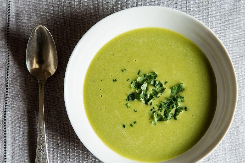 Lemongrass and Ginger Asparagus Soup